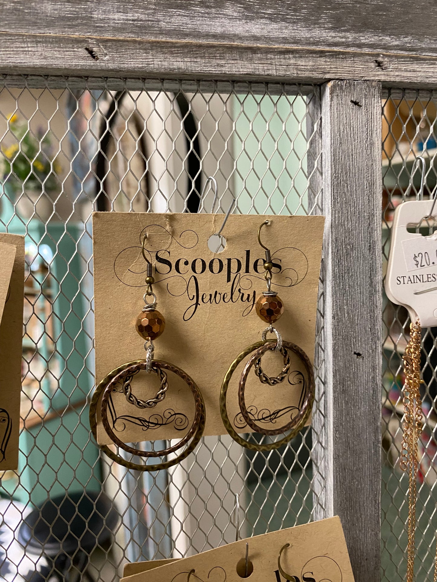 Scooples circle earrings