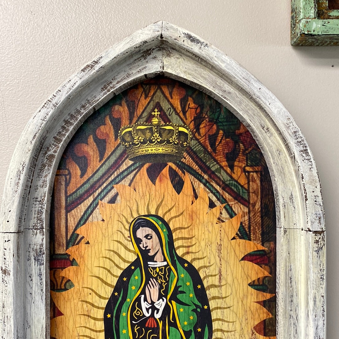 “Pray for us sinners” wall decor