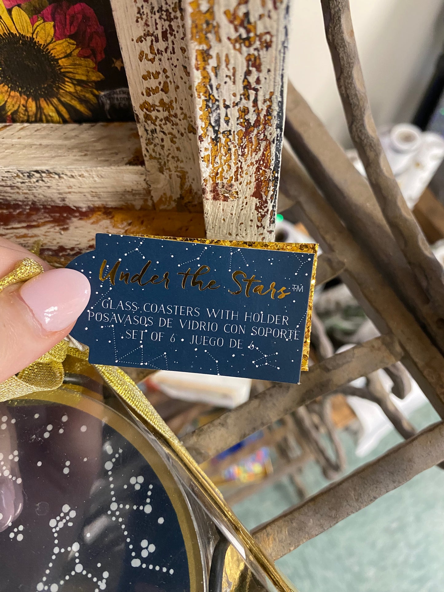 Under the Stars Glass Coasters