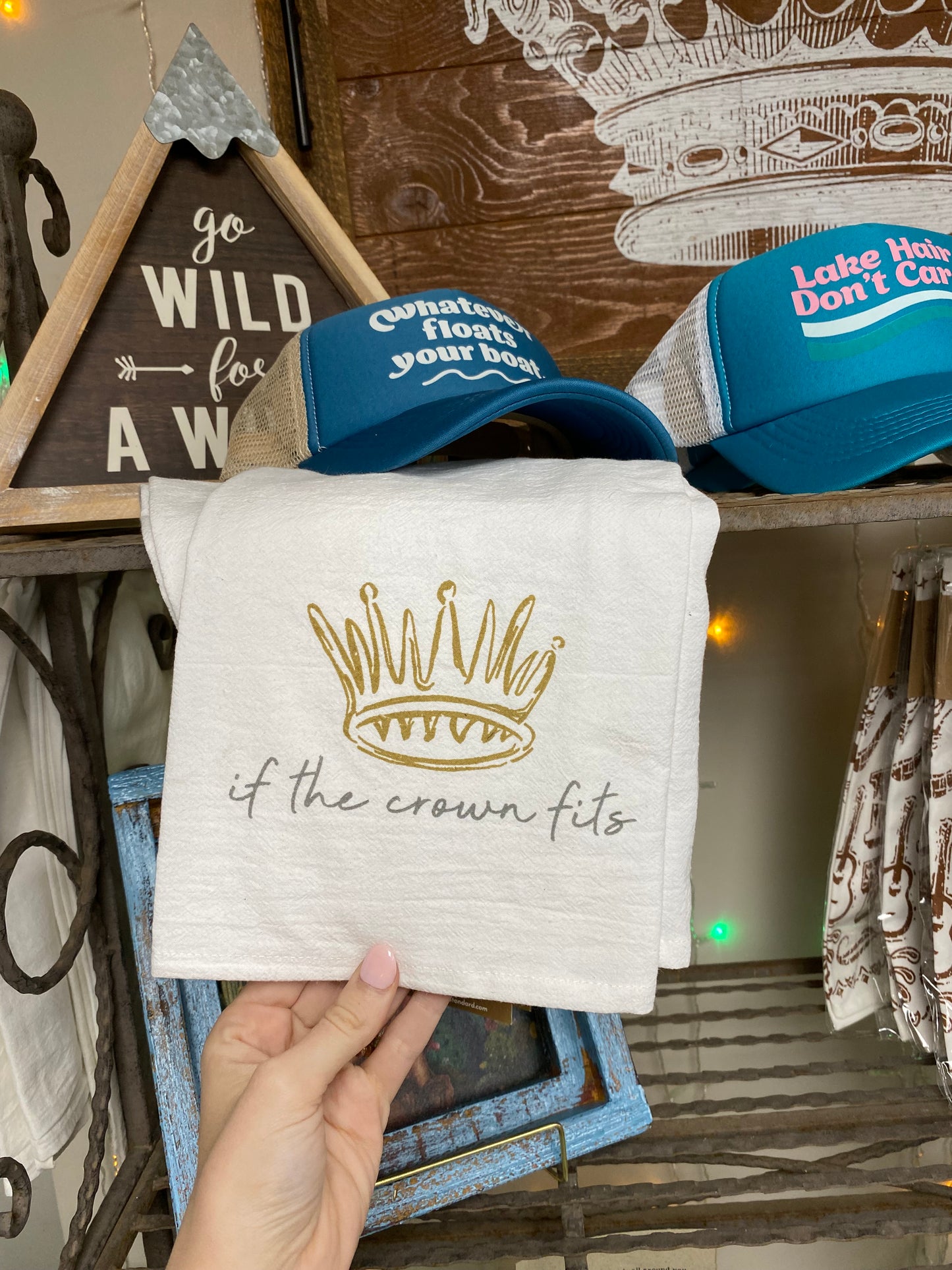 If the Crown Fits Hand Towel