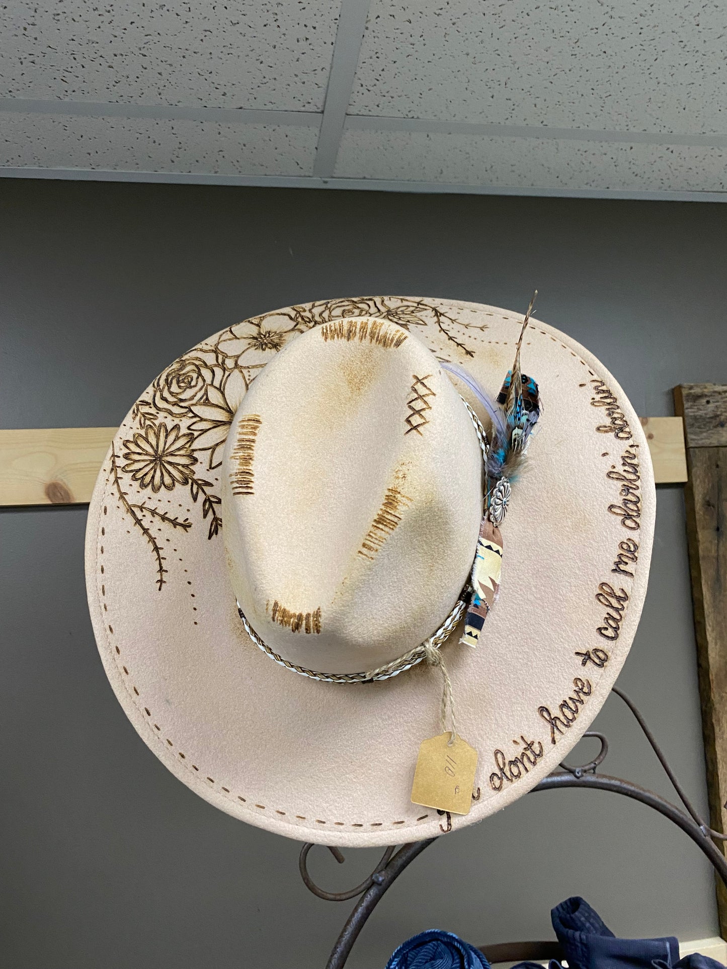 Don’t have to call be darlin’ hat
