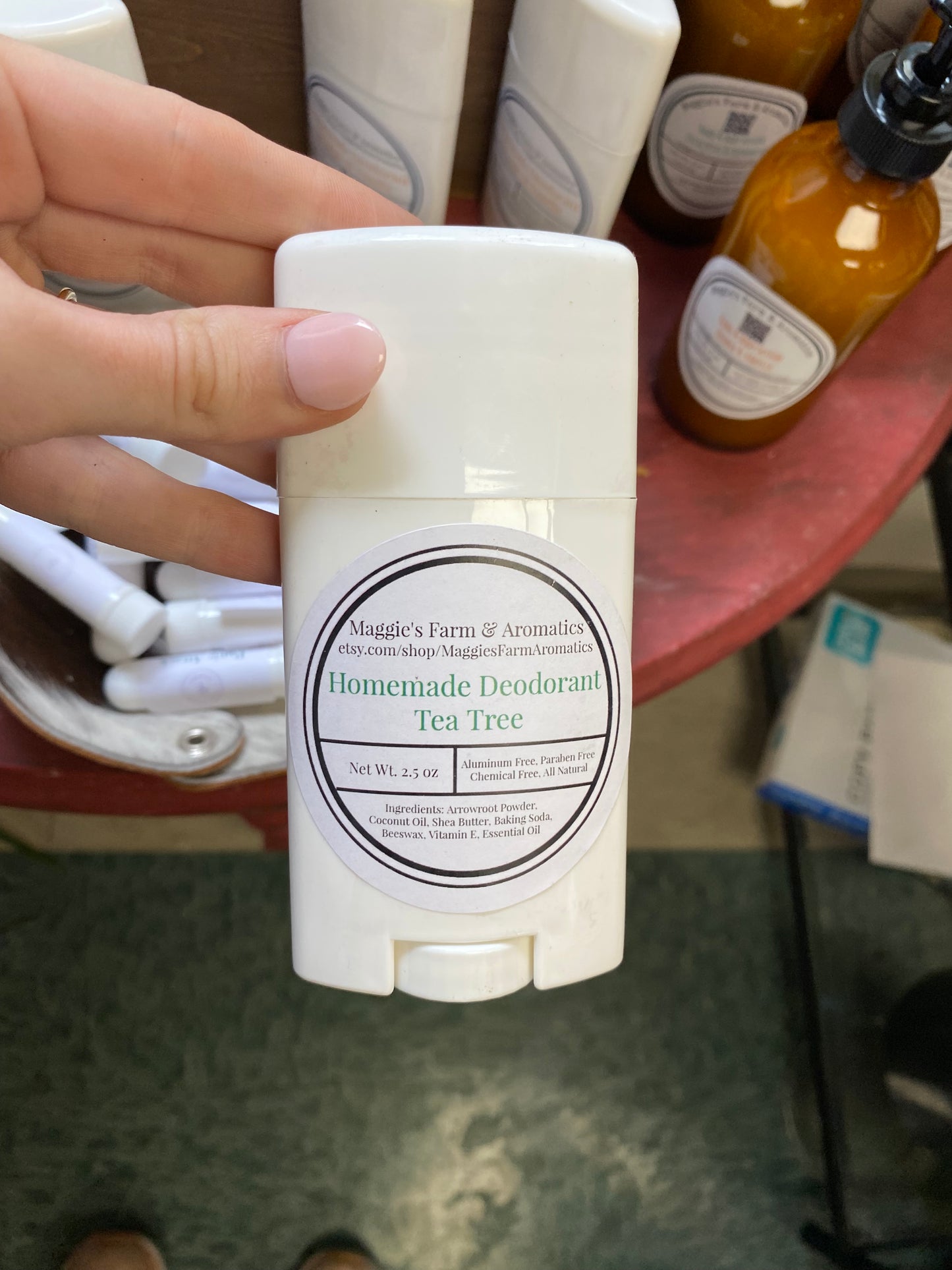 Varying Deodorant Scents