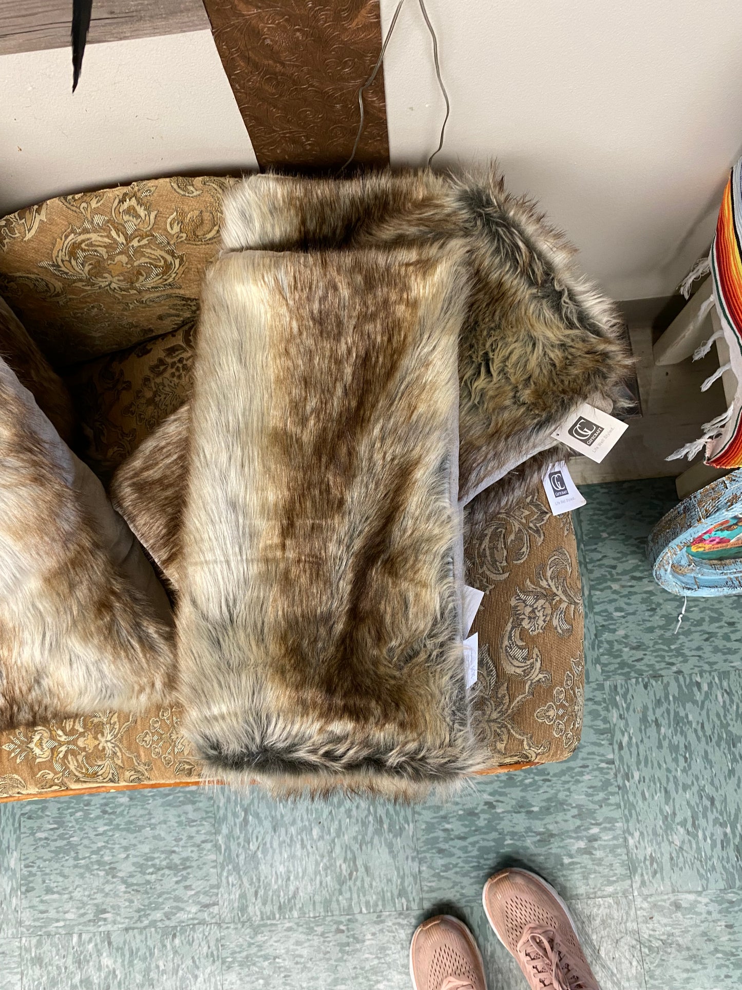 Gorgeous fur pillow covers