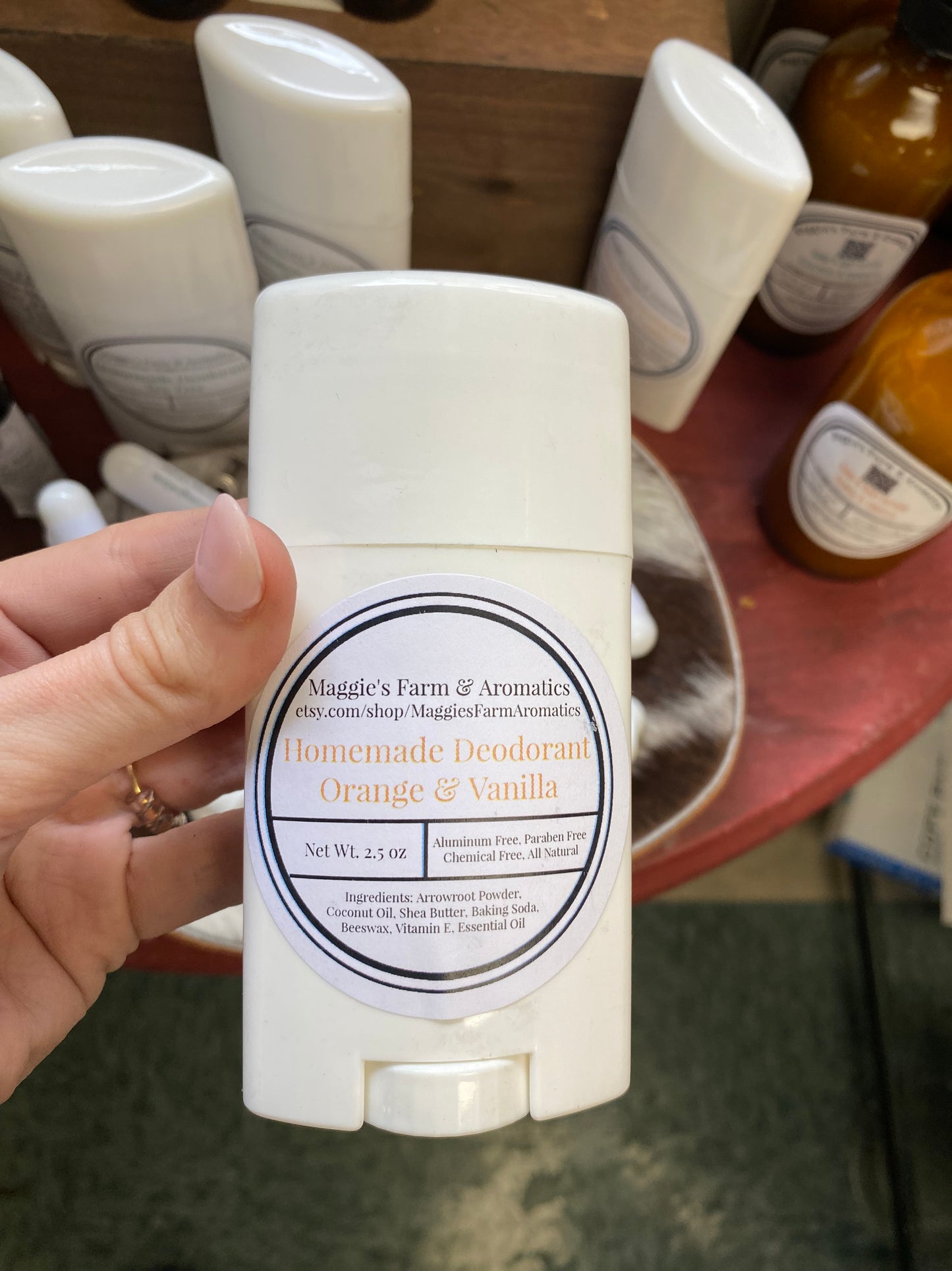 Varying Deodorant Scents