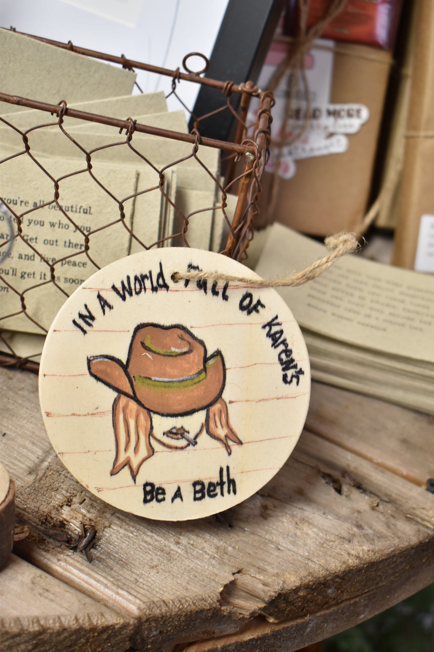 Be a Beth door hanger/ornament