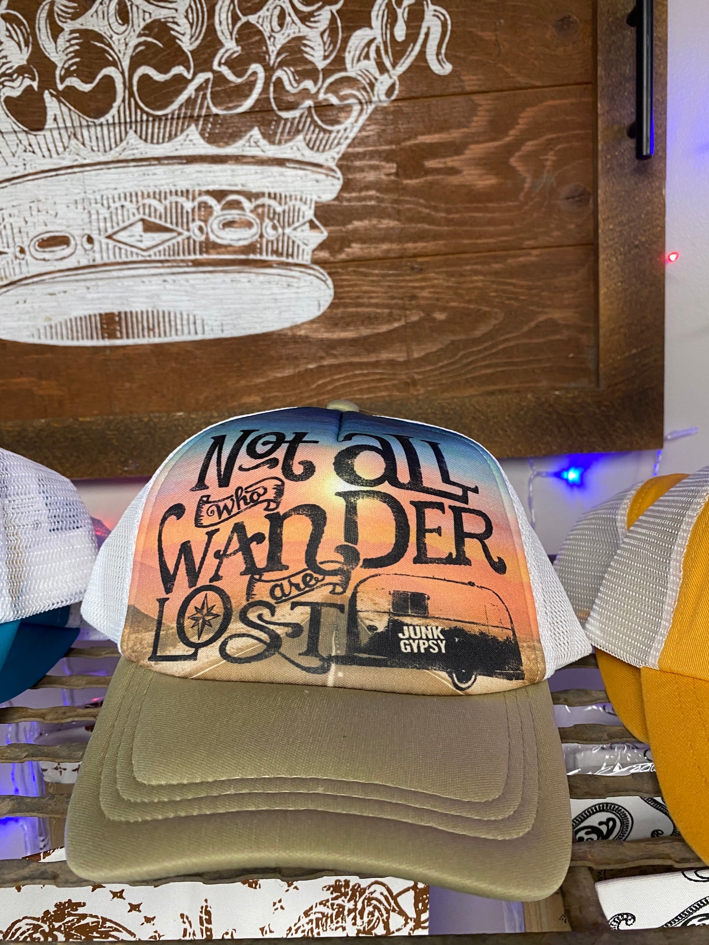 Not All Who Wander Trucker Hat
