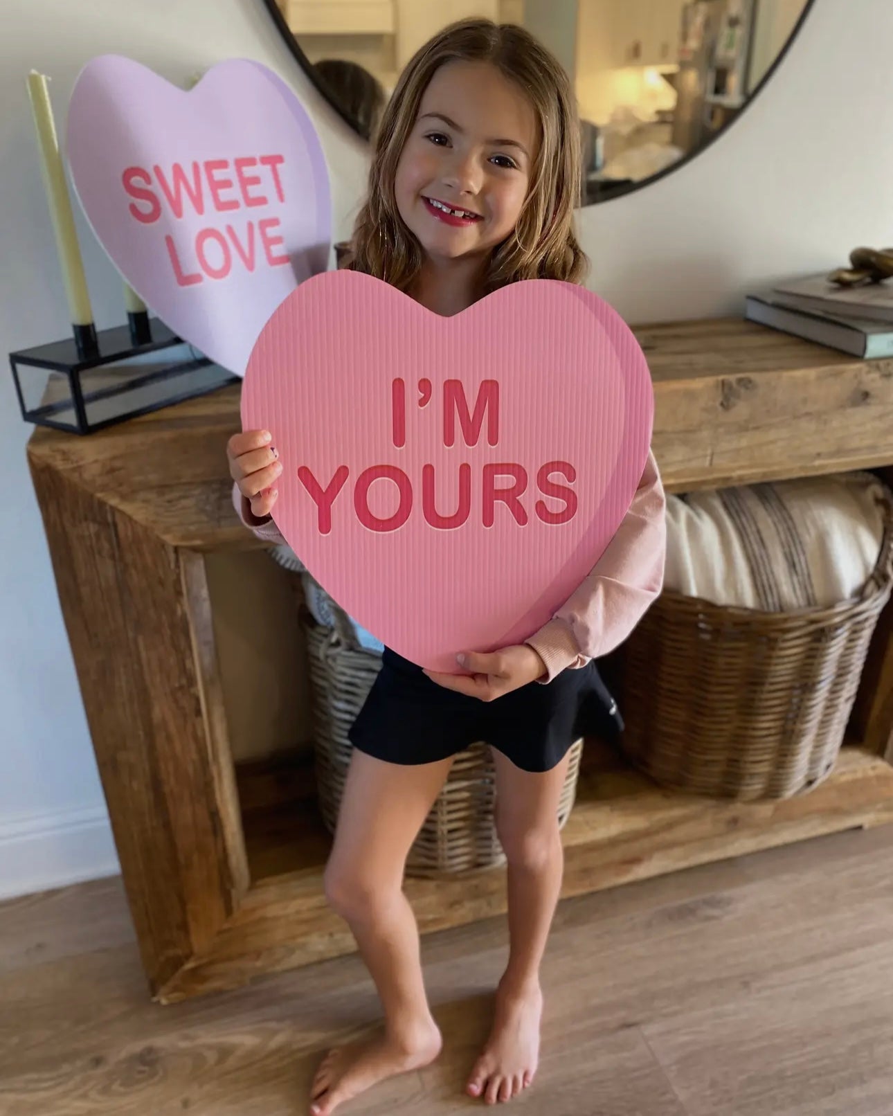 Weatherproof Valentines expression stakes