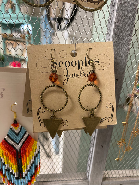 Arrowhead earrings